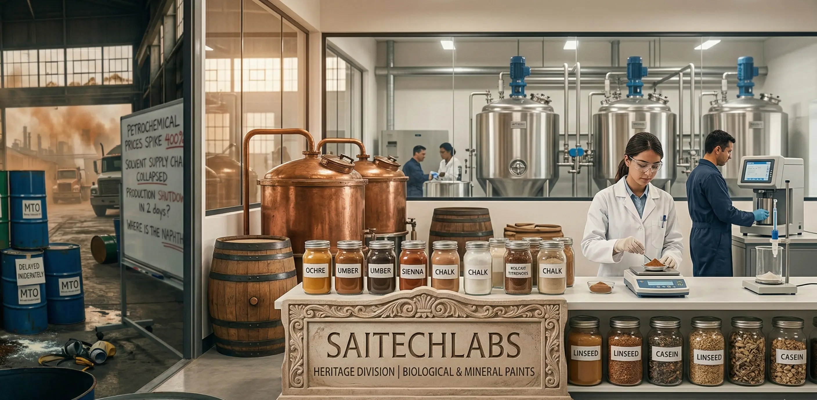 SaitechLabs Heritage Division: Contrasting old and new technology blending