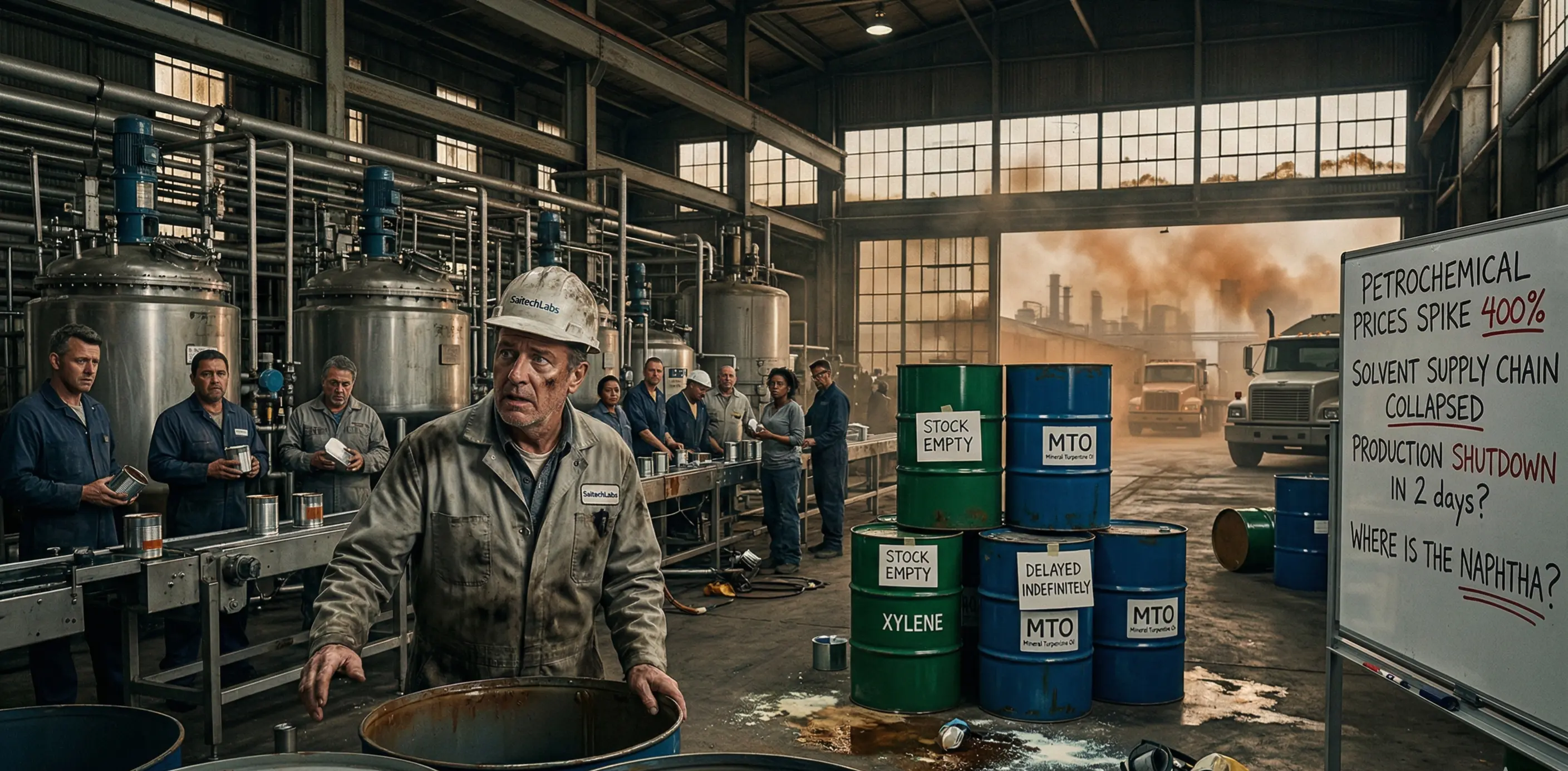 SaitechLabs: Visualizing the Petrochemical Crisis on the Factory Floor